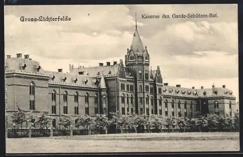 AK Berlin-Gross-Lichterfelde, Kaserne des Garde-Schützen-Bat.
