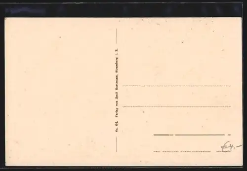 AK Colmar, Strassenbahn in der Rufacherstrasse