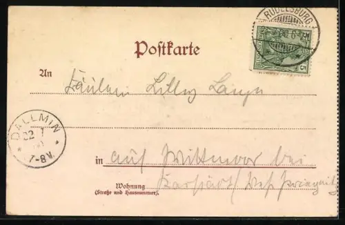 AK Rudelsburg, Bismarck-Denkmal