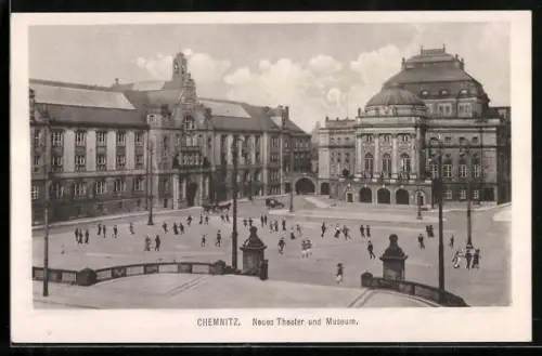 AK Chemnitz, Neues Theater und Museum