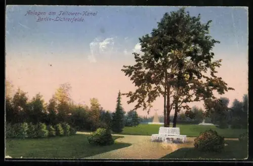 AK Berlin-Lichterfelde, Anlagen am Teltower-Kanal