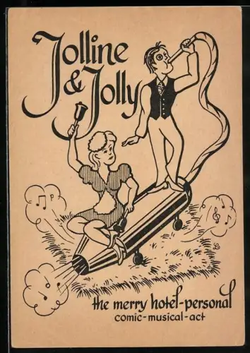 AK Jolline & Jolly, the merry hotel-personal, Komiker