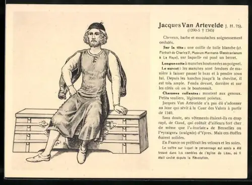 AK Jacques Van Artevelde 1290-1345, Mode