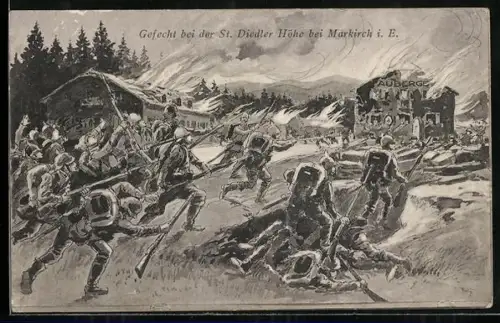 AK Markirch i. E., Gefecht bei der St. Diedler Höhe