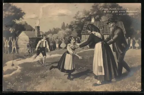 AK Hänsel und Gretel werden mit ihren Eltern wiedervereint