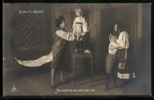 AK Hänsel und Gretel, Heimkehr zu den Eltern