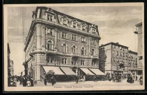 AK Fiume, Piazza Principe Umberto