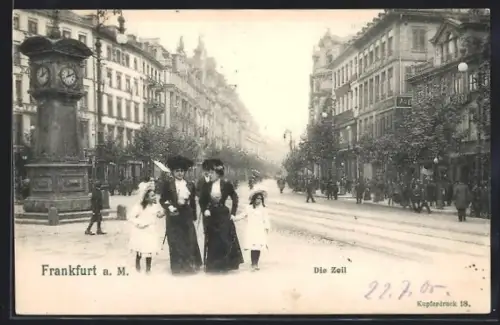 AK Frankfurt a. M., Die Zeil