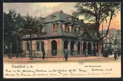 AK Frankfurt a. M., Partie an der Hauptwache