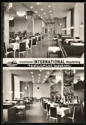 AK Magdeburg, Interhotel International, Innenansichten