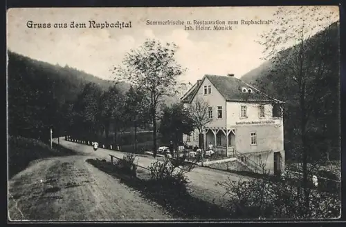 AK Gutenacker, Gasthof zum Rupbachtal, Inh. Heinr. Monick