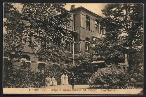 AK Hamburg-St.Georg, Allgemeines Krankenhaus St. Georg, Pavillon F