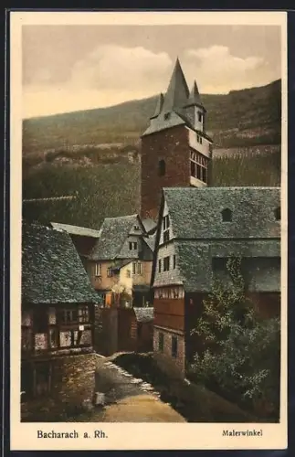 AK Bacharach a. Rh., Malerwinkel