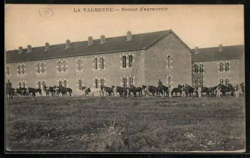 AK La Valbonne, Retour d`abreuvoir