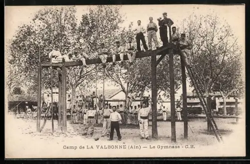AK La Valbonne /Ain, Camp, Le Gymnase