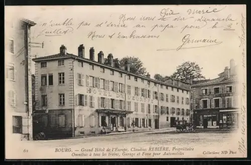 AK Bourg, Grand Hôtel de l`Europe
