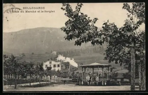 AK Bellegarde, Place du Marché et le Sorgist