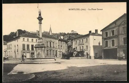 AK Montluel /Ain, La Place Carnot
