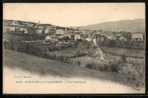 AK Ruffieu-en-Valromey /Ain, Vue Générale