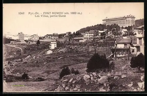 AK Font-Romeu, Les Villas, partie Ouest