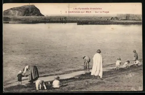 AK Banyuls-sur-Mer, Sur la plage