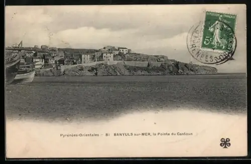 AK Banyuls-sur-Mer /Pyrénées-Orientales, La Pointe du Cantoun
