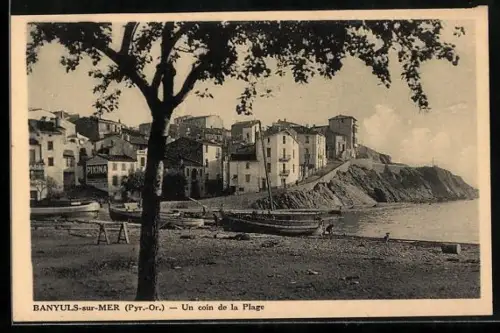 AK Banyuls-sur-Mer /Pyr.-Or., Un coin de la Plage
