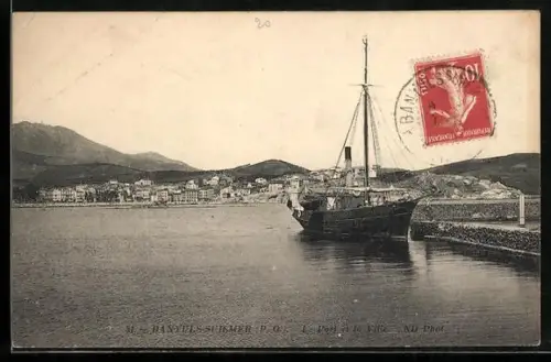 AK Banyuls-sur-Mer, Le Port et la Ville