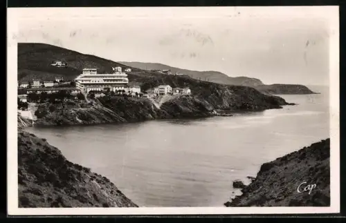 AK Cerbère, Vue vers la Côte de Banyuls