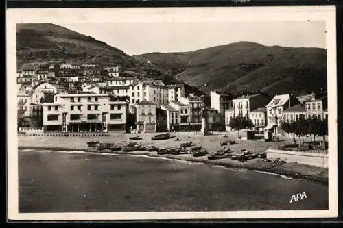 AK Cerbère /Pyr.-Or., La Plage et la Douane