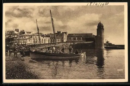 AK Collioure /Pyr.-Or., Le Vieux Port