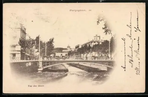 AK Perpignan, Vue des quais