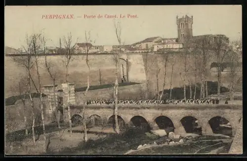 AK Perpignan, Porte de Canet, Le Pont