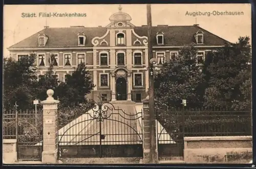 AK Augsburg-Oberhausen, Städtisches Filial-Krankenhaus