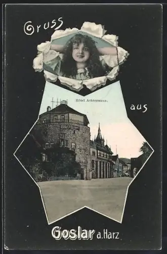 AK Goslar a. Harz, Hotel Achtermann