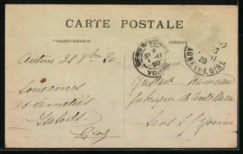 AK Autun, Théâtre Romain, Une course de Toros