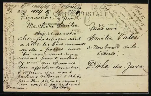 AK La Roche-Vineuse, Château de Nuncy au milieu du XIXe siècle