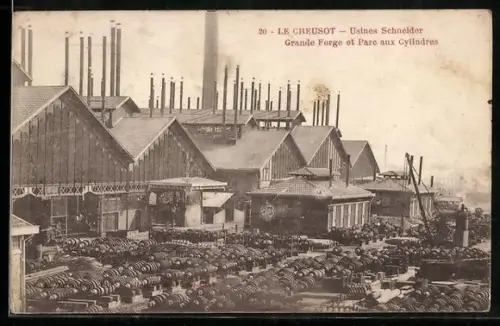AK Le Creusot, Usines Schneider, Grande Forge et Parc aux Cylindres