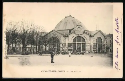 AK Chalon-sur-Saône, Les Halles