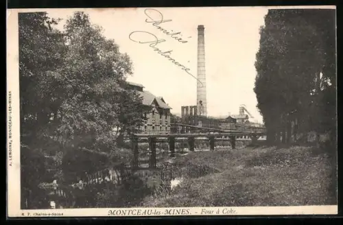 AK Montceau-les-Mines, Four à coke et paysage industriel