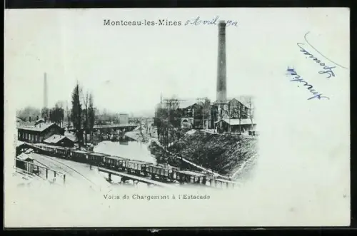 AK Montceau-les-Mines, Voies de Chargement à l`Estacade