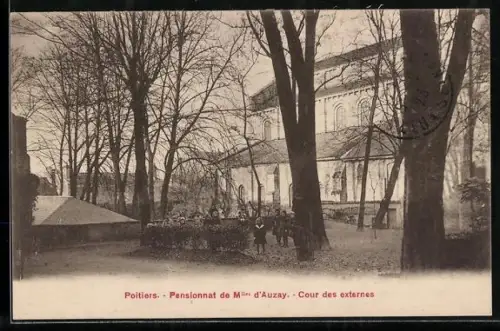 AK Poitiers, Pensionnat de Mlle d`Auzay, Cour des externes