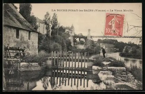 AK La Roche-Posay-les-Bains, Vienne, Le Vieux Moulin