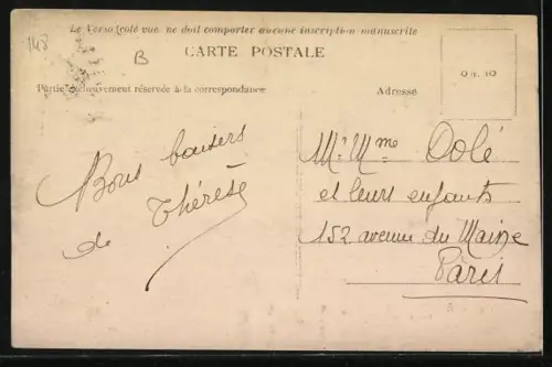 AK Châtellerault, La Promenade, Hôtel Moderne