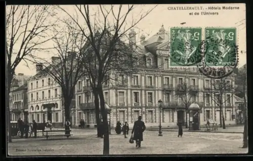 AK Châtellerault, Hôtels Moderne et de l`Univers