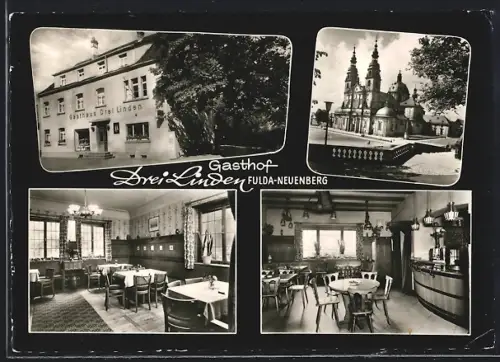 AK Fulda-Neuenberg, Gasthof Drei Linden, Inh. L. Henning