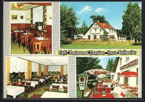 AK Kallweiler /Soonwald, Café-Restaurant-Pension Haus Kallweiler, Bes. H. Mahlendorff