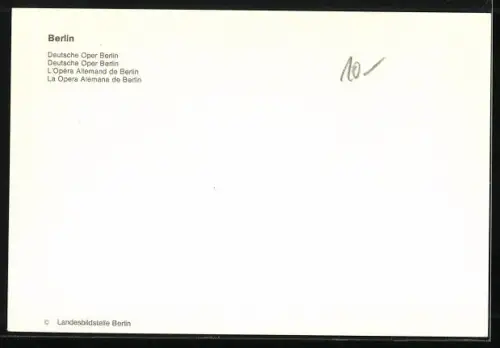 AK Berlin, Deutsche Oper