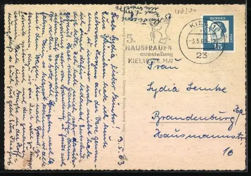 AK Kiel, Blick vom Rathausturm