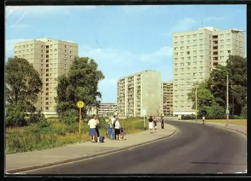 AK Potsdam, Strassenpartie im Centrum-Ost